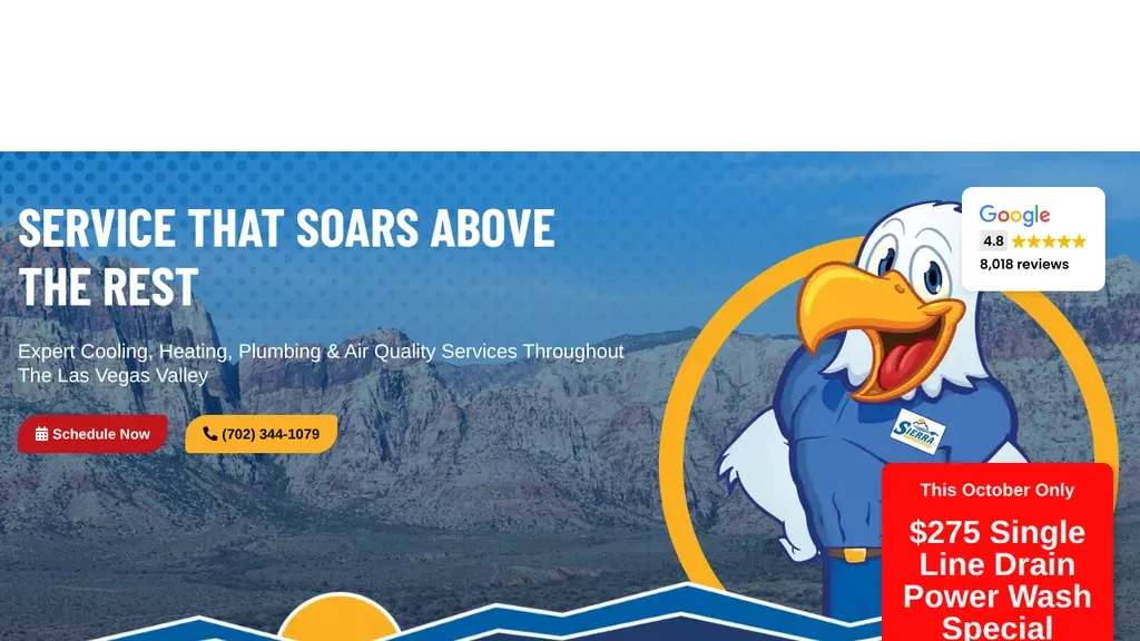Sierra Air Conditioning & Plumbing sitio web