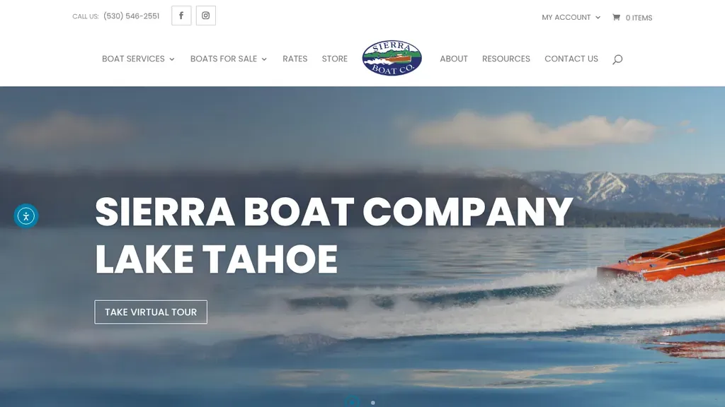 Sierra Boat Company sitio web