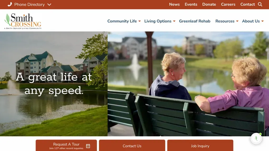 Smith Crossing website