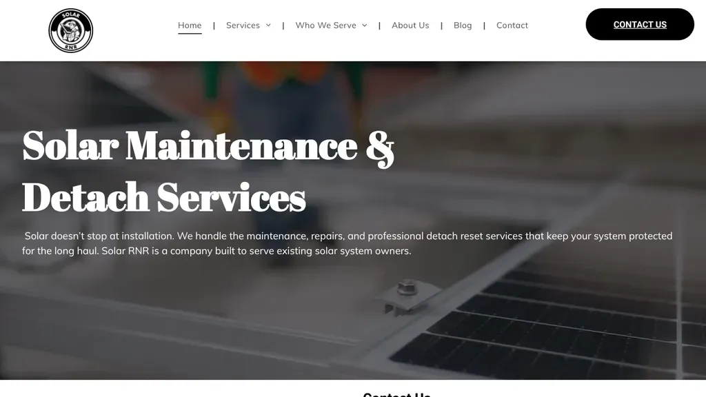 Solar RNR sitio web