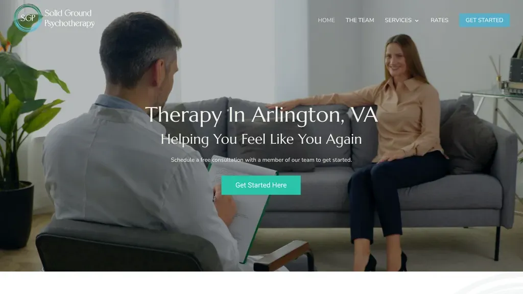 Solid Ground Psychotherapy sitio web