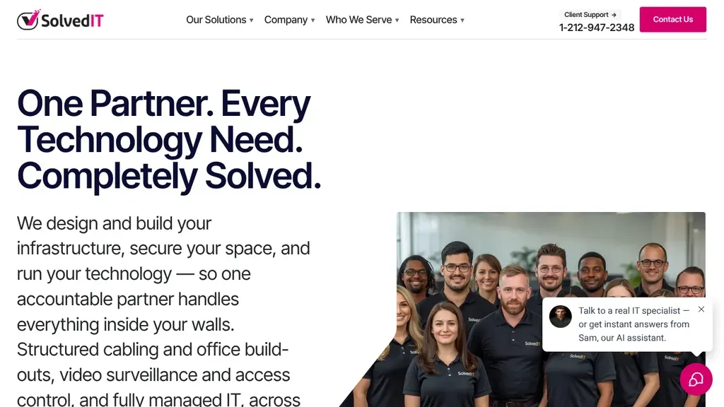 Solved IT sitio web