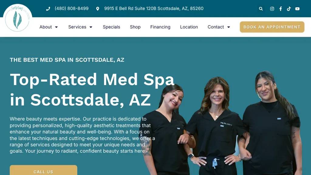 Sonoran Skin Renewal sitio web