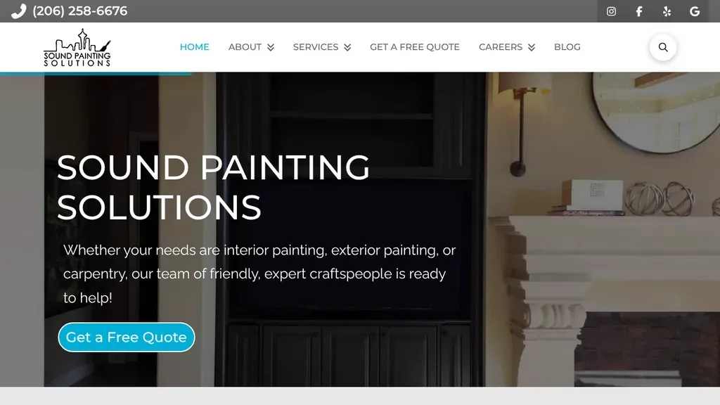 Sound Painting Solutions sitio web