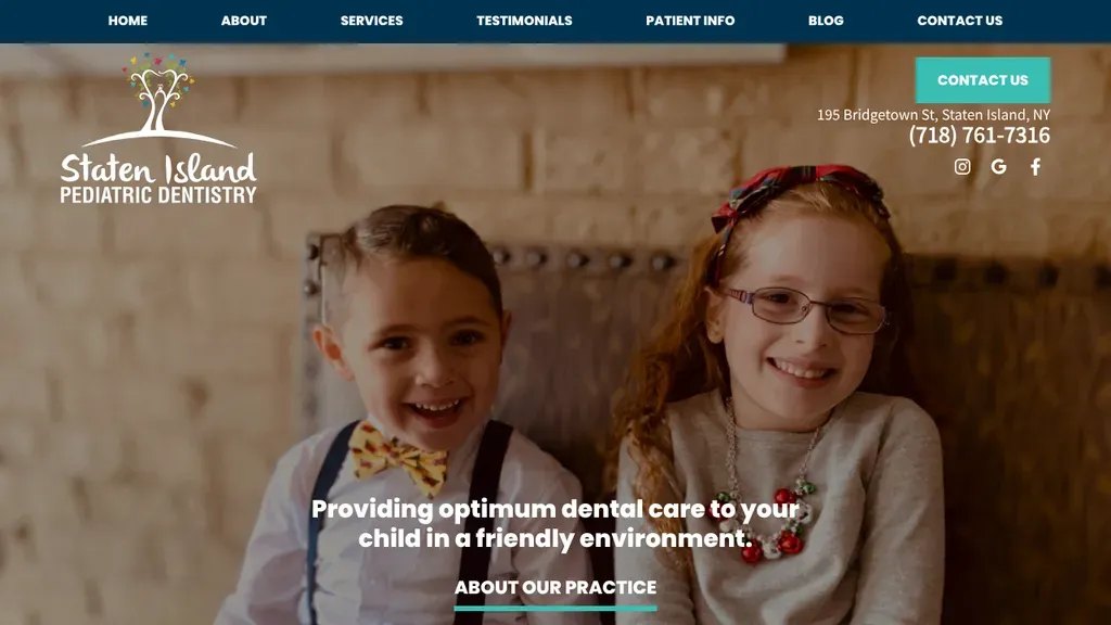 Staten Island Pediatric Dentistry sitio web