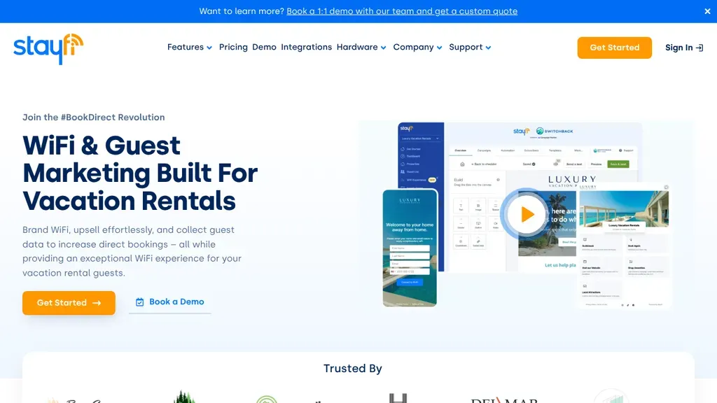 StayFi sitio web