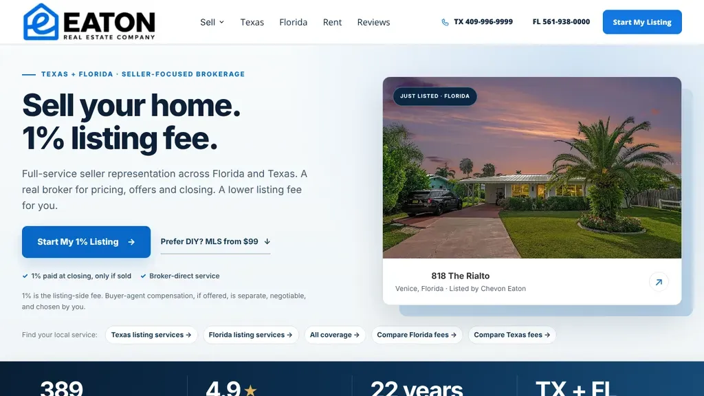 Stephen Eaton Licensed Real Estate Broker website