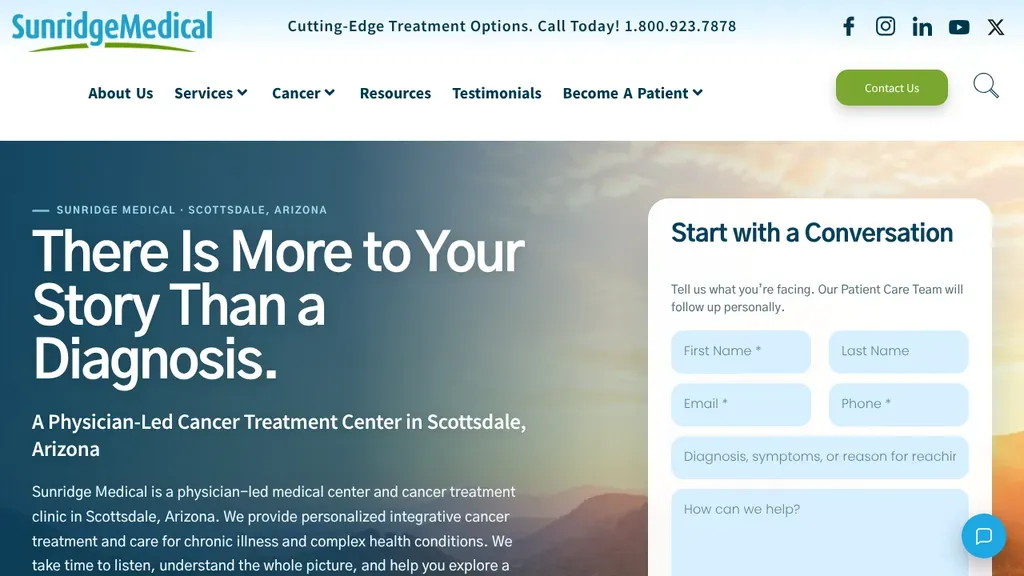 Sunridge Medical Center sitio web