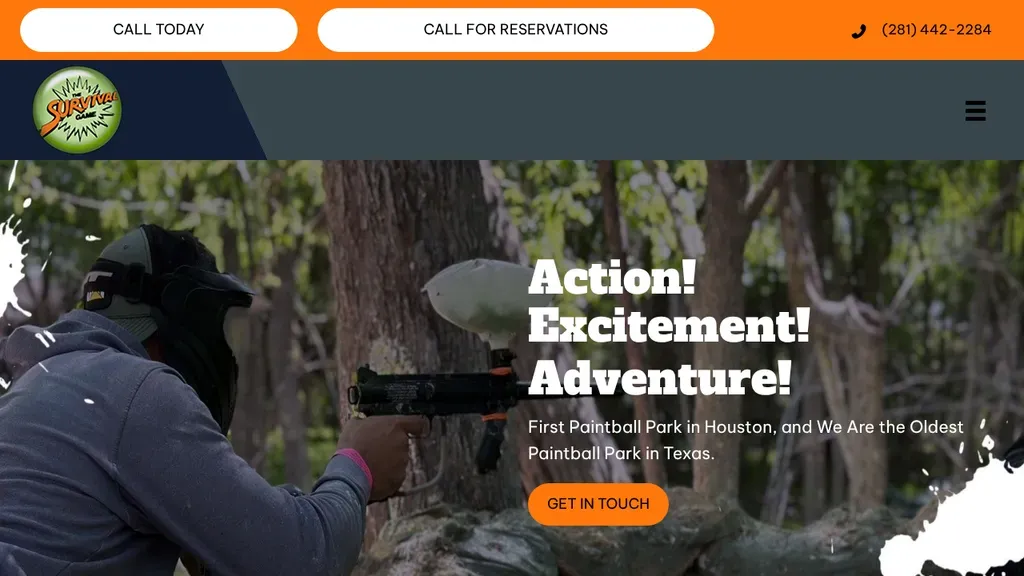Survival Game of Texas sitio web