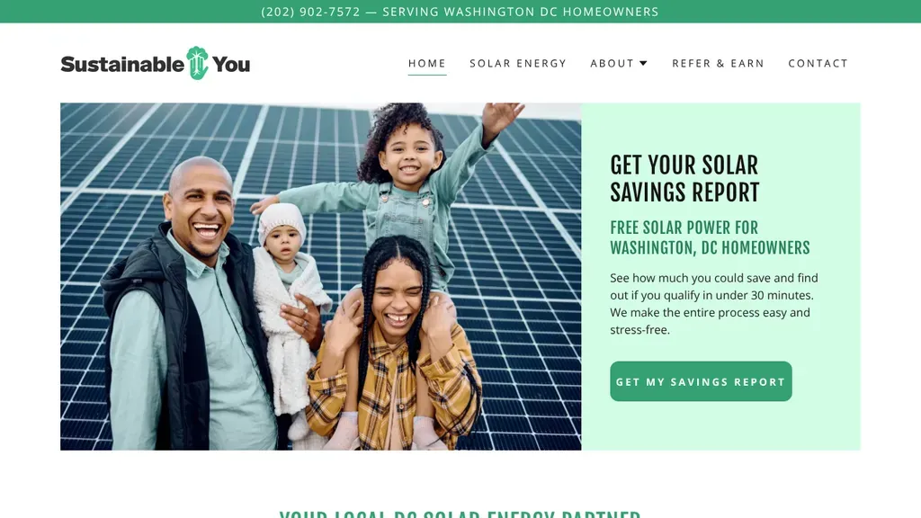 Sustainable You sitio web