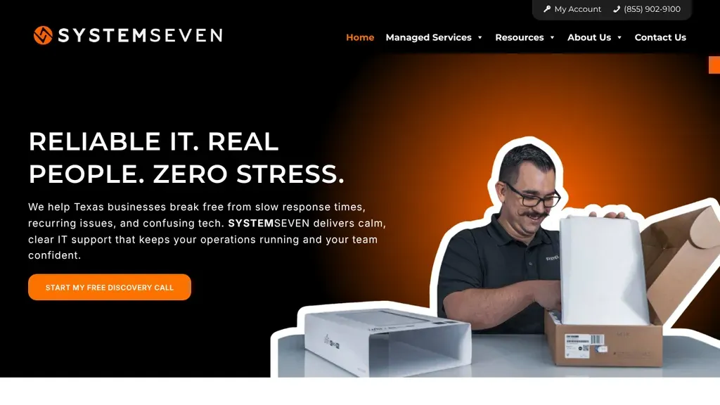 SYSTEMSEVEN sitio web
