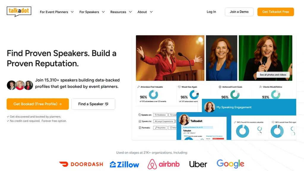 Talkadot sitio web