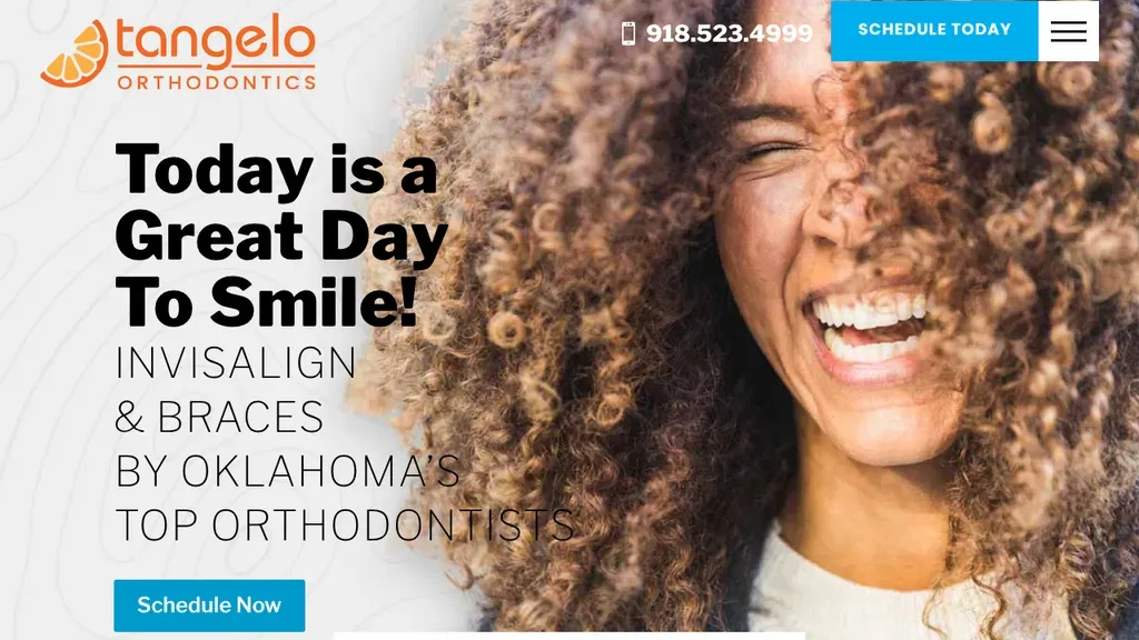 Tangelo Orthodontics sitio web