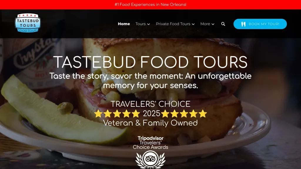 Tastebud Tours, The French Quarter's Signature Food/History & Cocktail Experiences in New Orleans sitio web