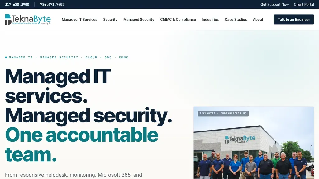 Teknabyte Consulting sitio web