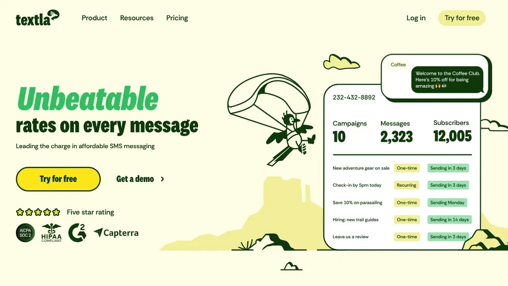 Textla sitio web