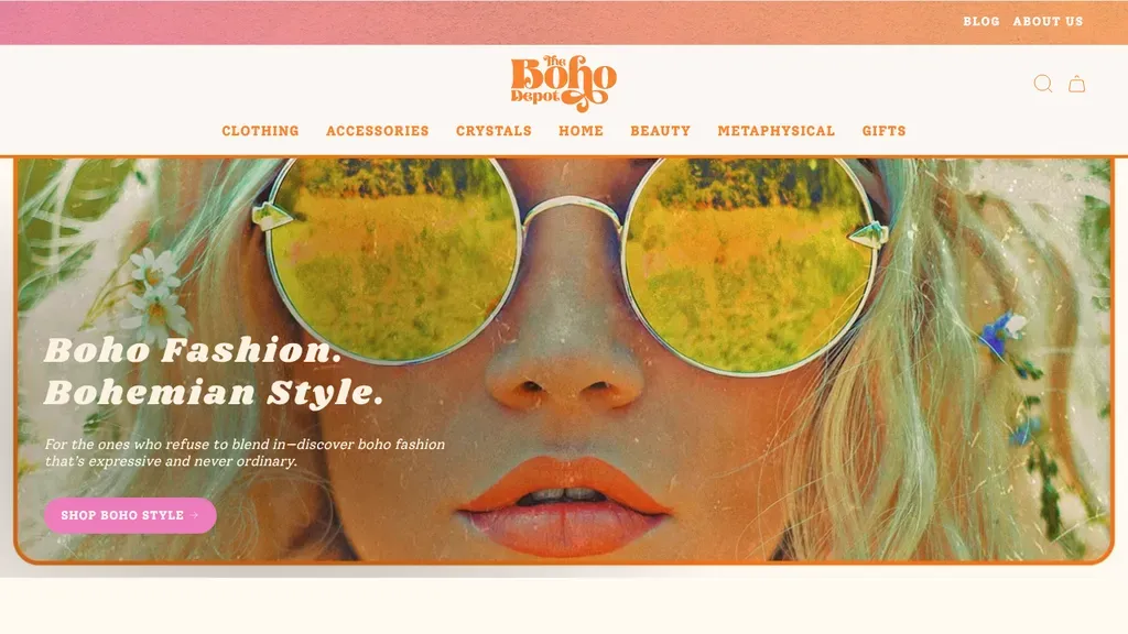 The Boho Depot sitio web