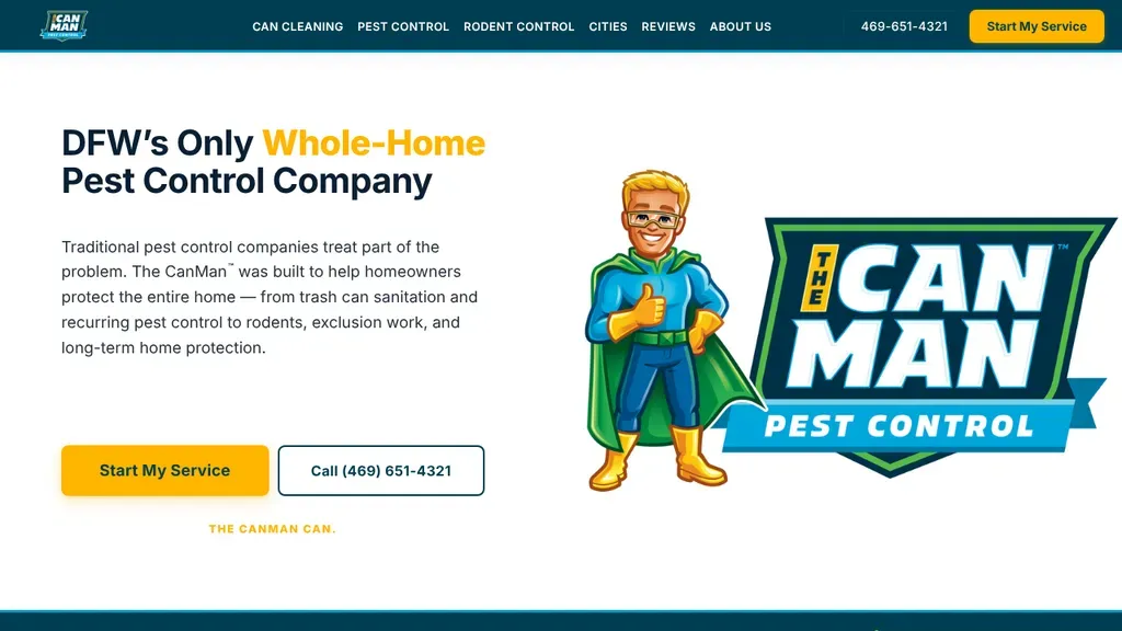 The CanMan sitio web