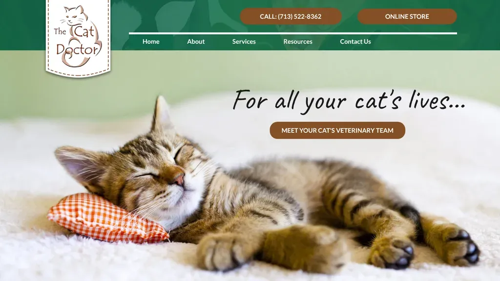 The Cat Doctor website