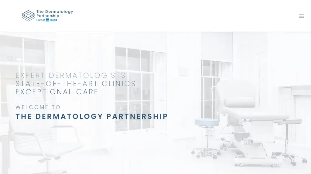 The Dermatology Partnership sitio web