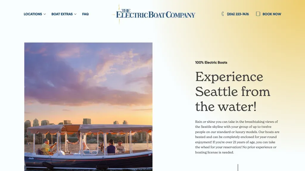 The Electric Boat Company sitio web