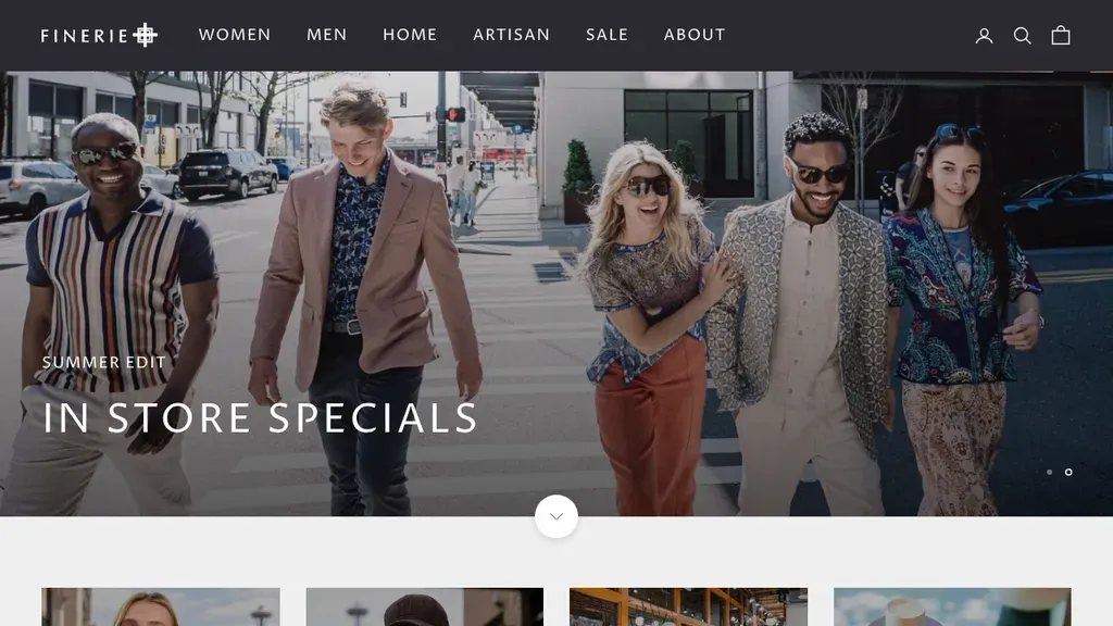 The Finerie sitio web