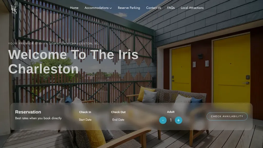 The Iris sitio web