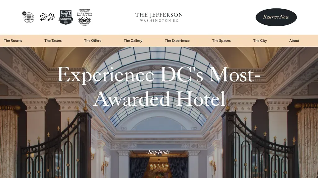 The Jefferson sitio web