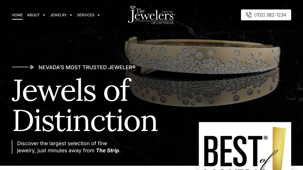 The Jewelers of Las Vegas sitio web