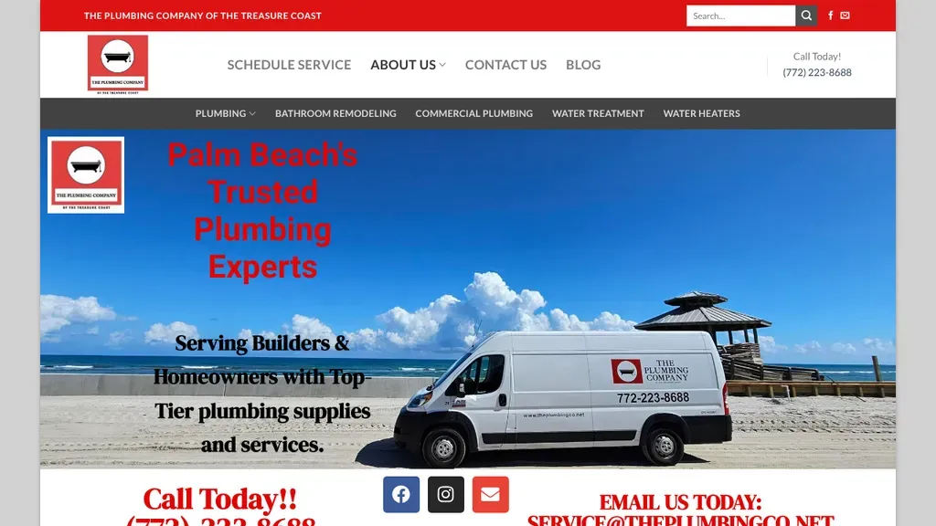 The Plumbing CO sitio web