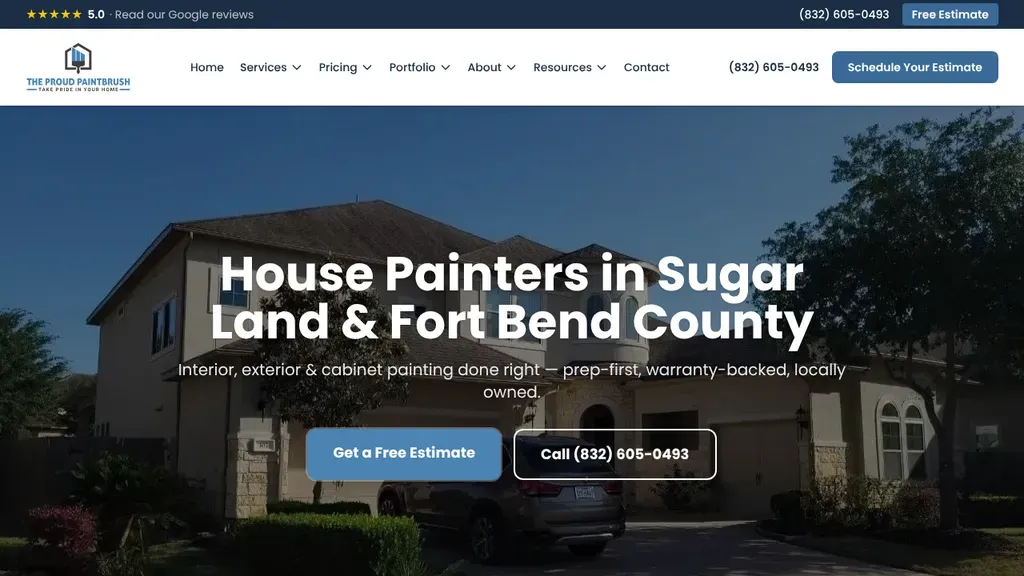 The Proud Paintbrush sitio web