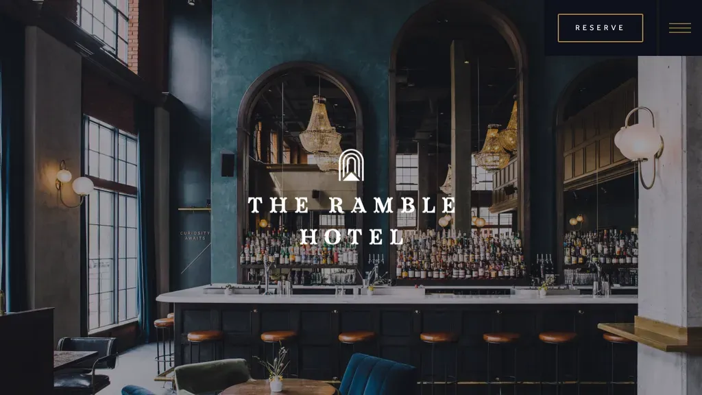 The Ramble Hotel sitio web