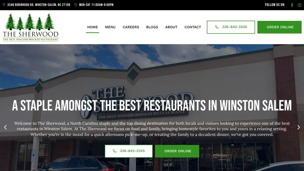 The Sherwood sitio web