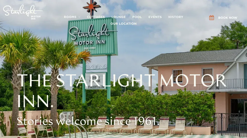 The Starlight Motor Inn sitio web