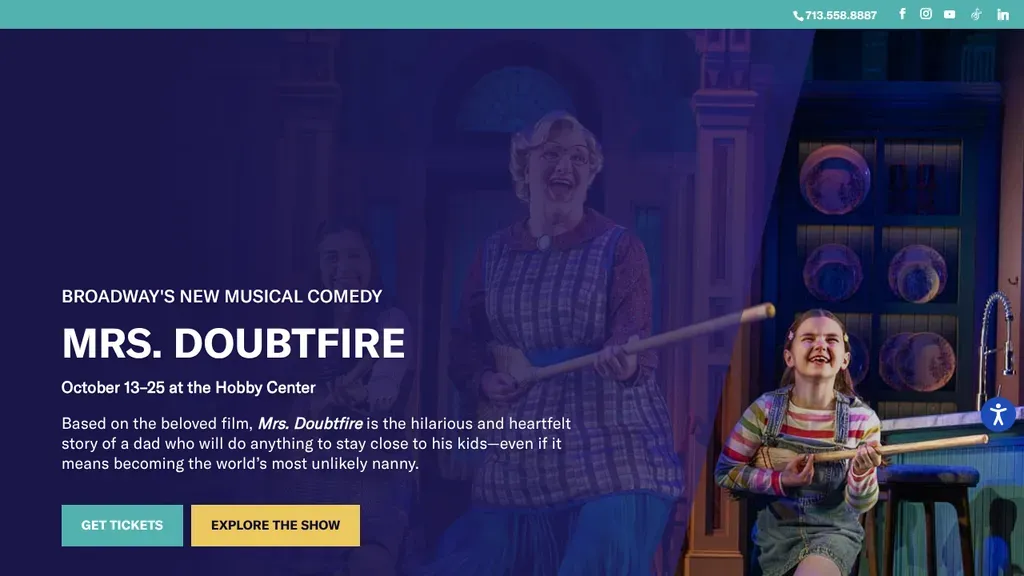 Theatre Under The Stars sitio web