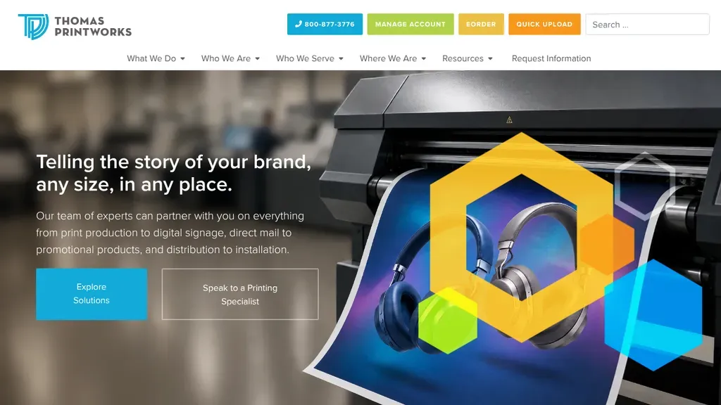 Thomas Printworks website