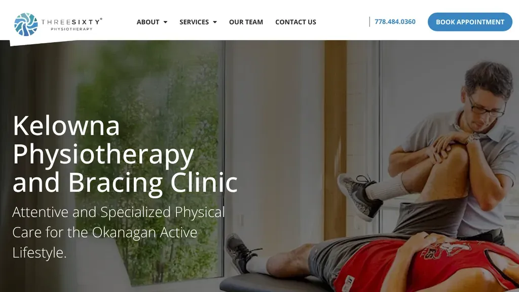 ThreeSixty Physiotherapy sitio web
