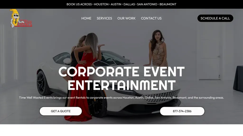Time Well Wasted Entertainment sitio web