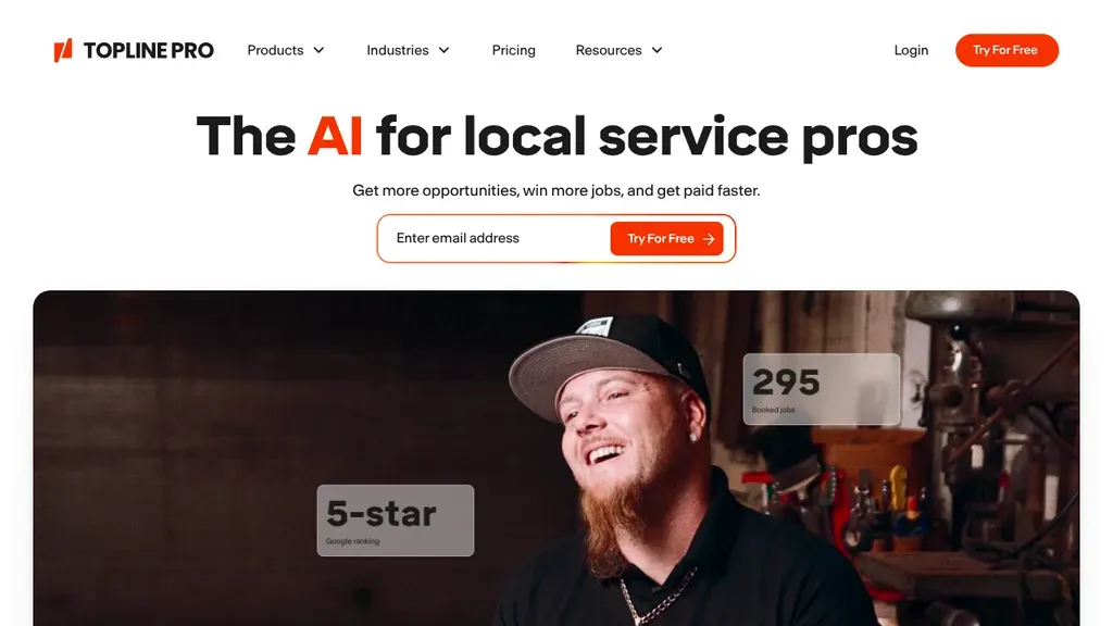 Topline Pro sitio web