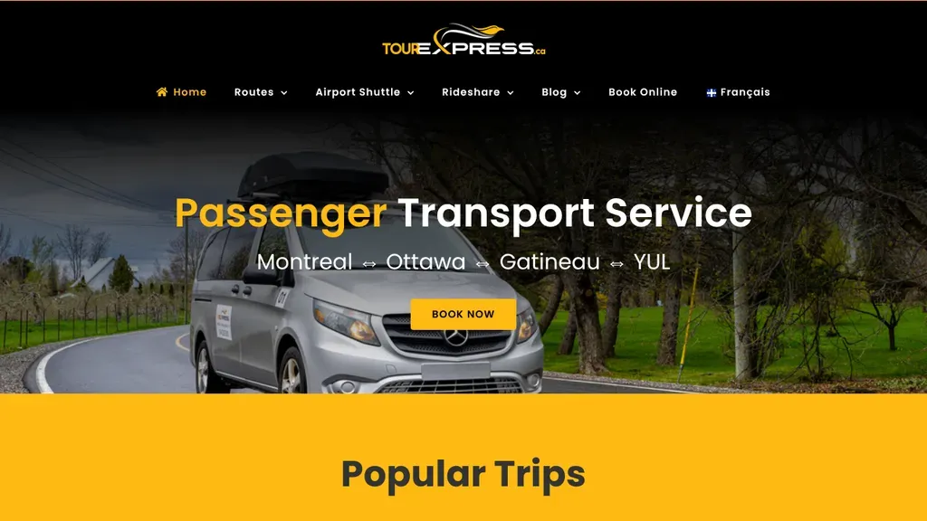 Tour Express sitio web