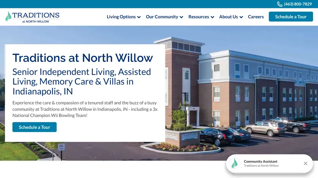 Traditions at North Willow website