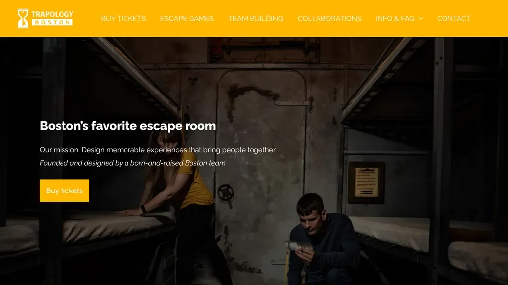 Trapology Boston sitio web