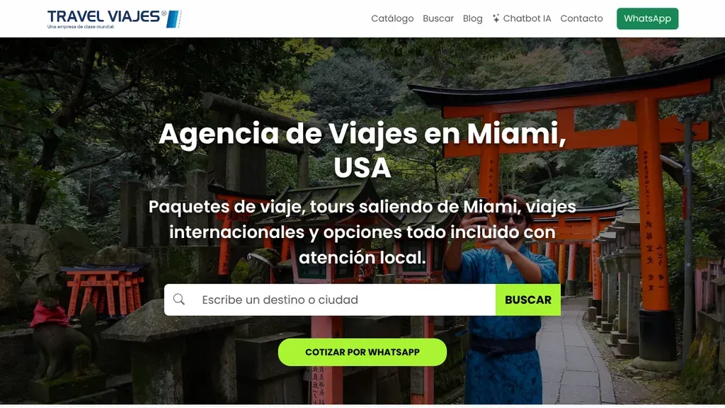 Travel Viajes USA sitio web