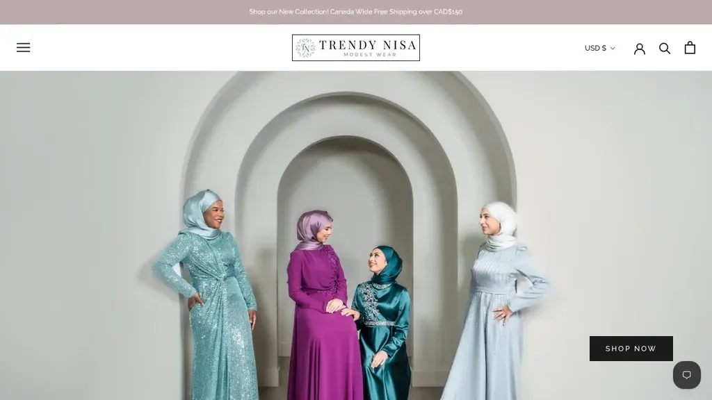 Trendy Nisa sitio web