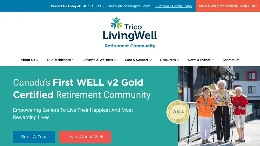 Trico LivingWell website