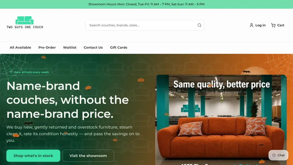 Two Guys One Couch sitio web