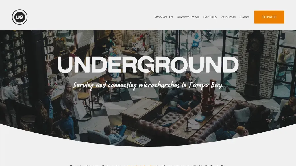 Underground Network sitio web