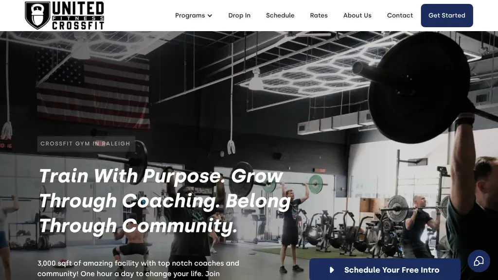 United Fitness CrossFit sitio web
