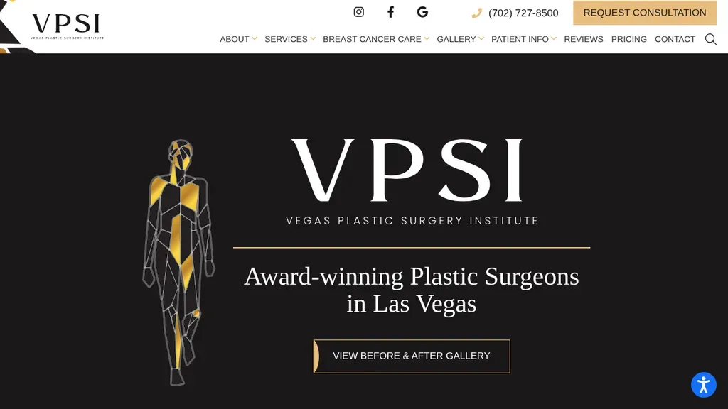 Vegas Plastic Surgery Institute: Dr. Brosious and Dr. Goldman sitio web