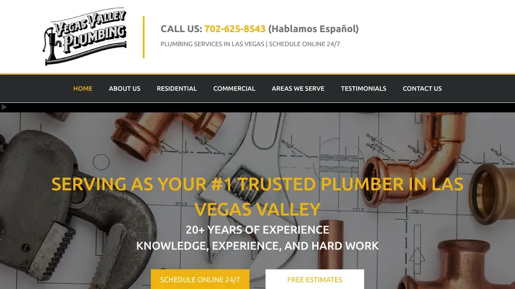 Vegas Valley Plumbing sitio web